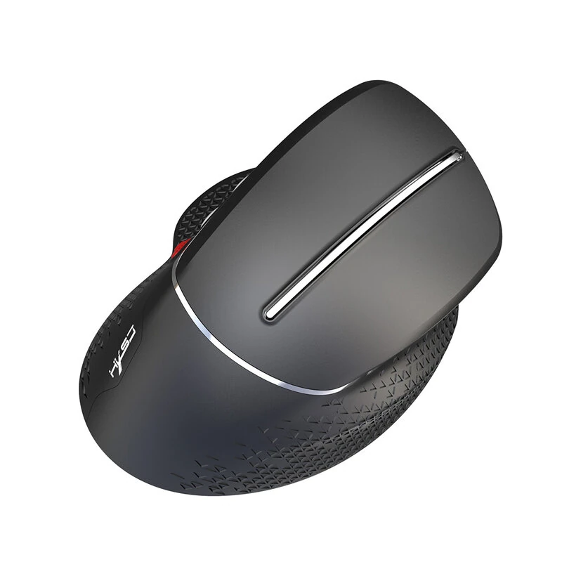 HXSJ T32 2.4G Wireless Vertical Gaming Mouse 1200-4800 DPI Aluminum Side Roller 6 Keys Ergonomic Design Anti Mouse Hand Gamer Mice for PC Laptop Computer — view 7