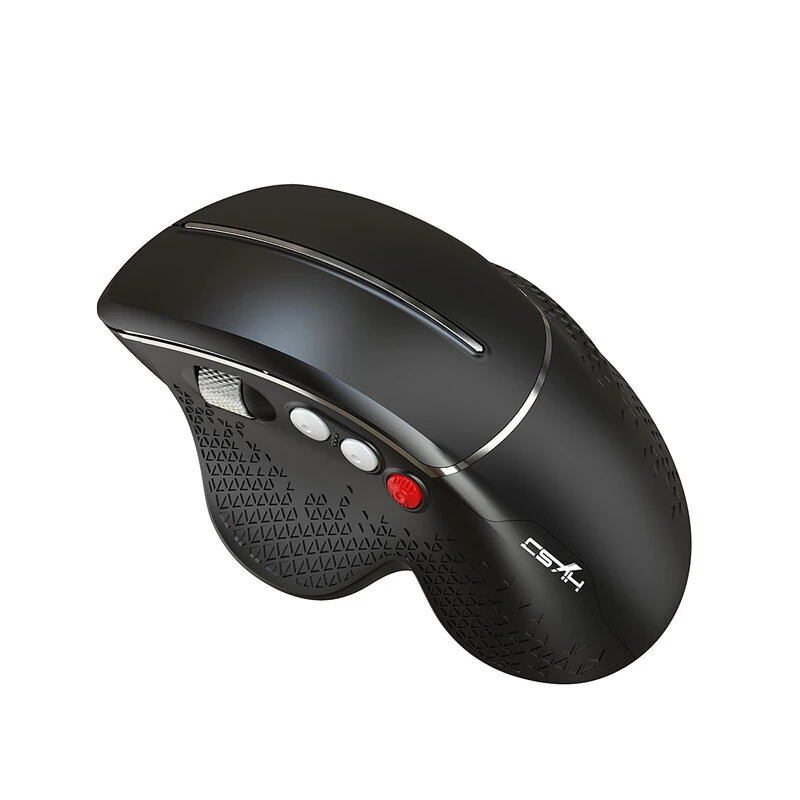 HXSJ T32 2.4G Wireless Vertical Gaming Mouse 1200-4800 DPI Aluminum Side Roller 6 Keys Ergonomic Design Anti Mouse Hand Gamer Mice for PC Laptop Computer — view 9
