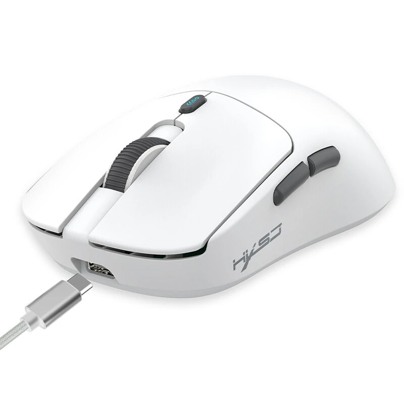 HXSJ T68 Tri-mode Wireless Gaming Mouse PAW3311 Chip 1200-12000DPI TTC 20 Million Times 2.4G/BT5.1/Type-C Wired Gamer Mice Lightweight 55g Support Macro Programming — view 5