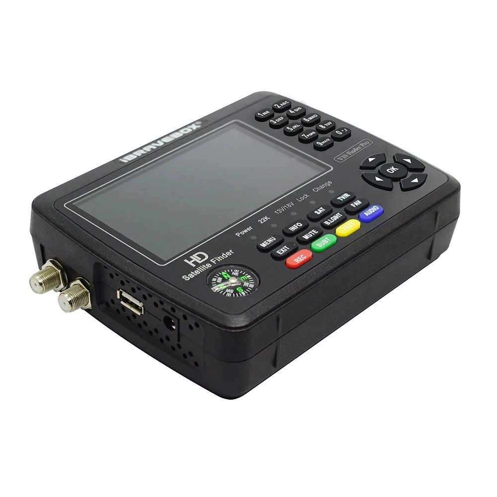 IBRAVEBOX V10 Finder Pro H.265 DVB-S2/T2 Advanced Finder with High-Performance Flash Memory and LNB/Tuner Input — view 3