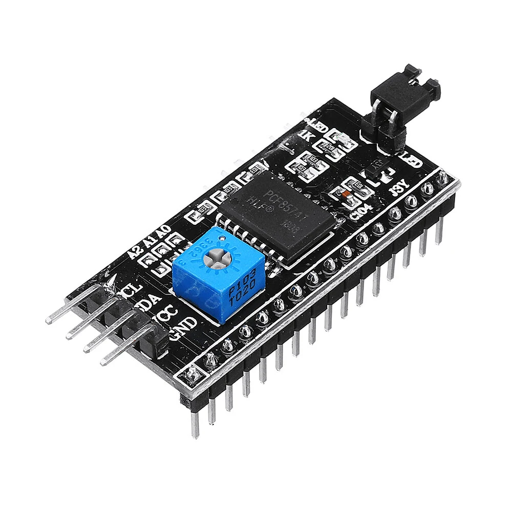 IIC I2C TWI SP Serial Interface Port Module 5V 1602 LCD Adapter Geekcreit for Arduino - products that work with official Arduino boards — Geekcreit