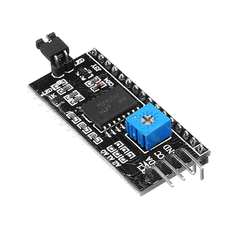 IIC I2C TWI SP Serial Interface Port Module 5V 1602 LCD Adapter Geekcreit for Arduino - products that work with official Arduino boards — view 7