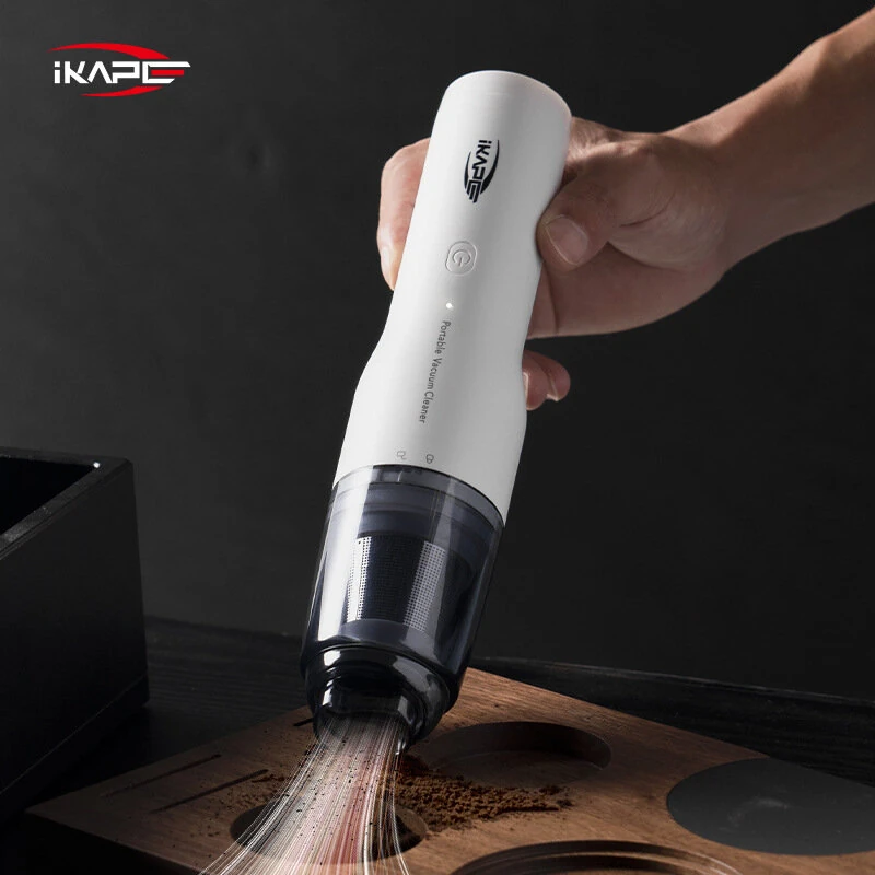 IKAPE Kabo Cordless Handheld Mini Vacuum Cleaner 13000Pa Strong Suction 2 Speeds Adjustable 1800mAh USB Rechargeable Portable Coffee Vacuum Cleaner for Dust Cleaning — view 2