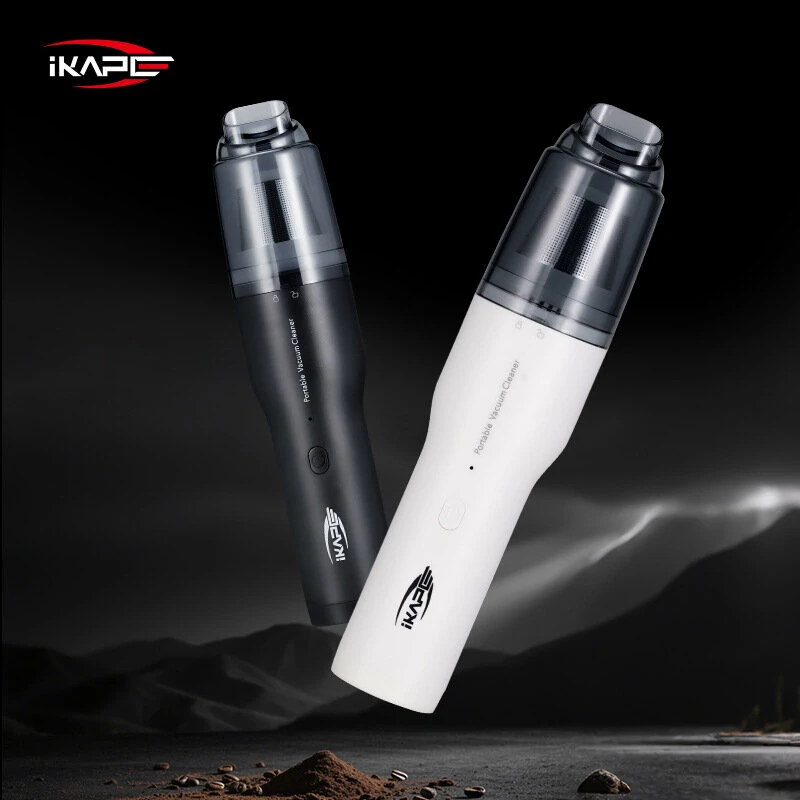 IKAPE Kabo Cordless Handheld Mini Vacuum Cleaner 13000Pa Strong Suction 2 Speeds Adjustable 1800mAh USB Rechargeable Portable Coffee Vacuum Cleaner for Dust Cleaning — view 3