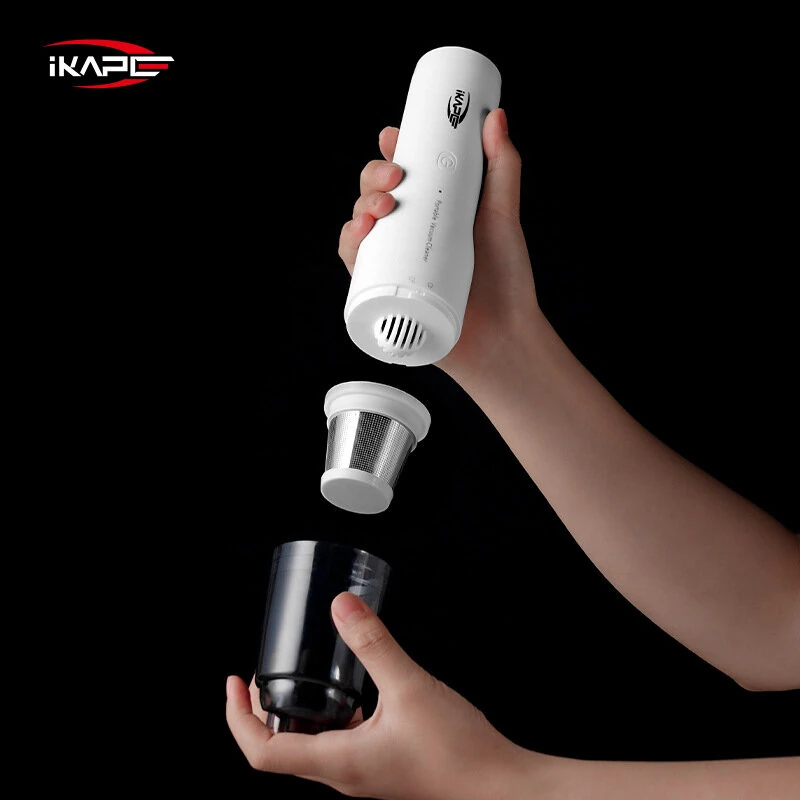 IKAPE Kabo Cordless Handheld Mini Vacuum Cleaner 13000Pa Strong Suction 2 Speeds Adjustable 1800mAh USB Rechargeable Portable Coffee Vacuum Cleaner for Dust Cleaning — view 4