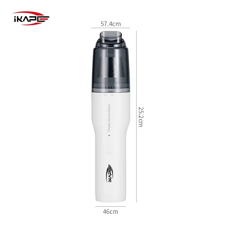 IKAPE Kabo Cordless Handheld Mini Vacuum Cleaner 13000Pa Strong Suction 2 Speeds Adjustable 1800mAh USB Rechargeable Portable Coffee Vacuum Cleaner for Dust Cleaning — view 6