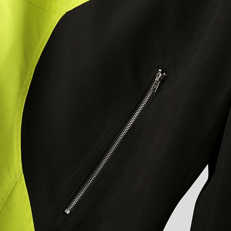 INCERUN Mens Color-Block Spliced Design Pant Fashion Elastic Waist Loose Fit Pants — view 6