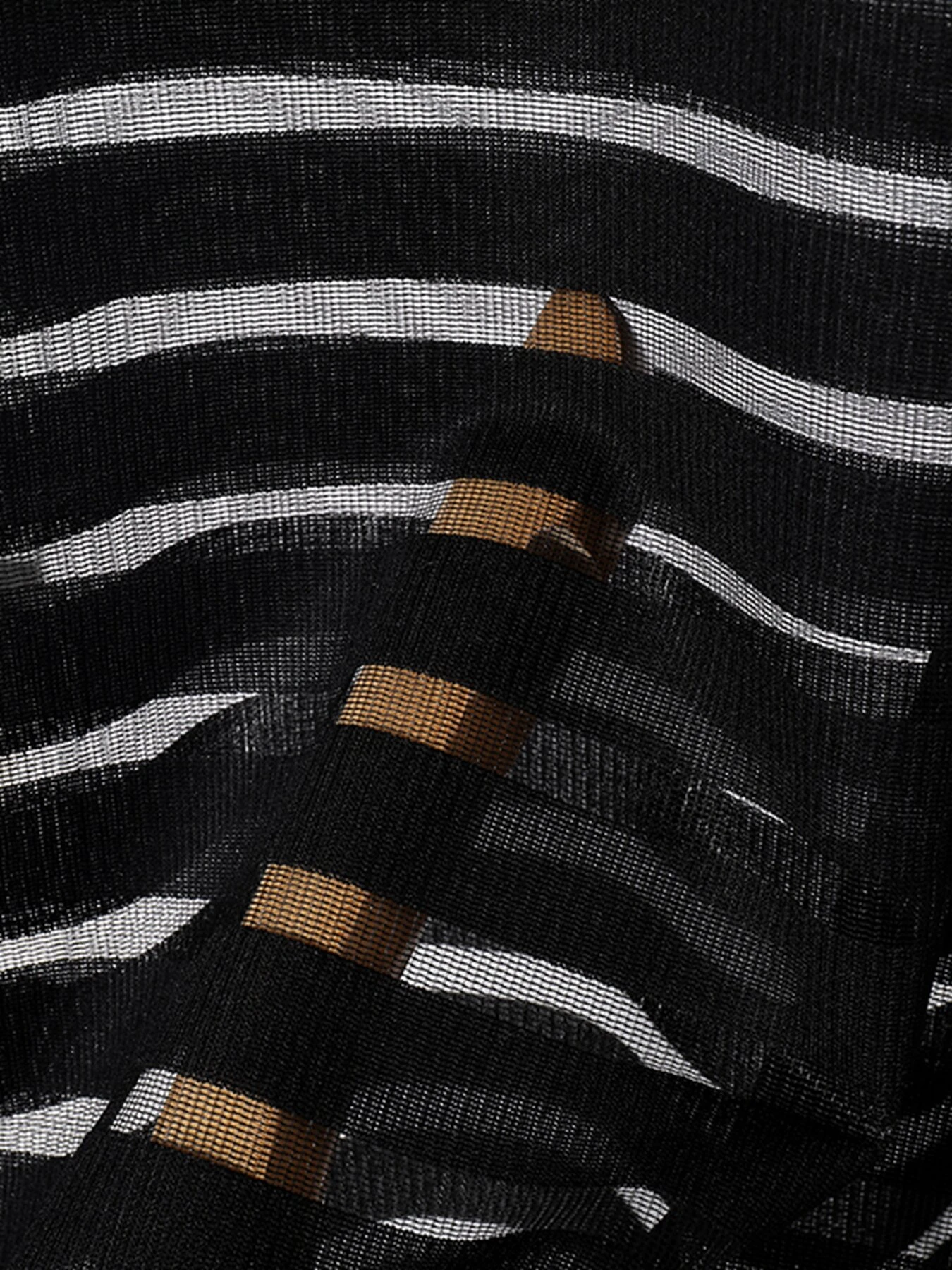 INCERUN Mens Shirt Fashion Striped Short Sleeve Men Tops See Through Party Nightclub Men Shirts S-5XL — view 8