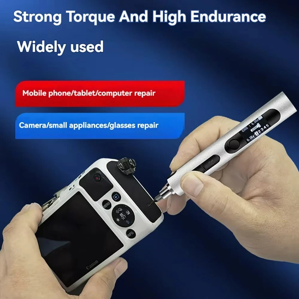 Industrial Grade 0305A Electric Screwdriver 3.6V Rechargeable Cordless 5-Gear Torque Precision Tool Type-C Quick Charge 200RPM Performance — view 4