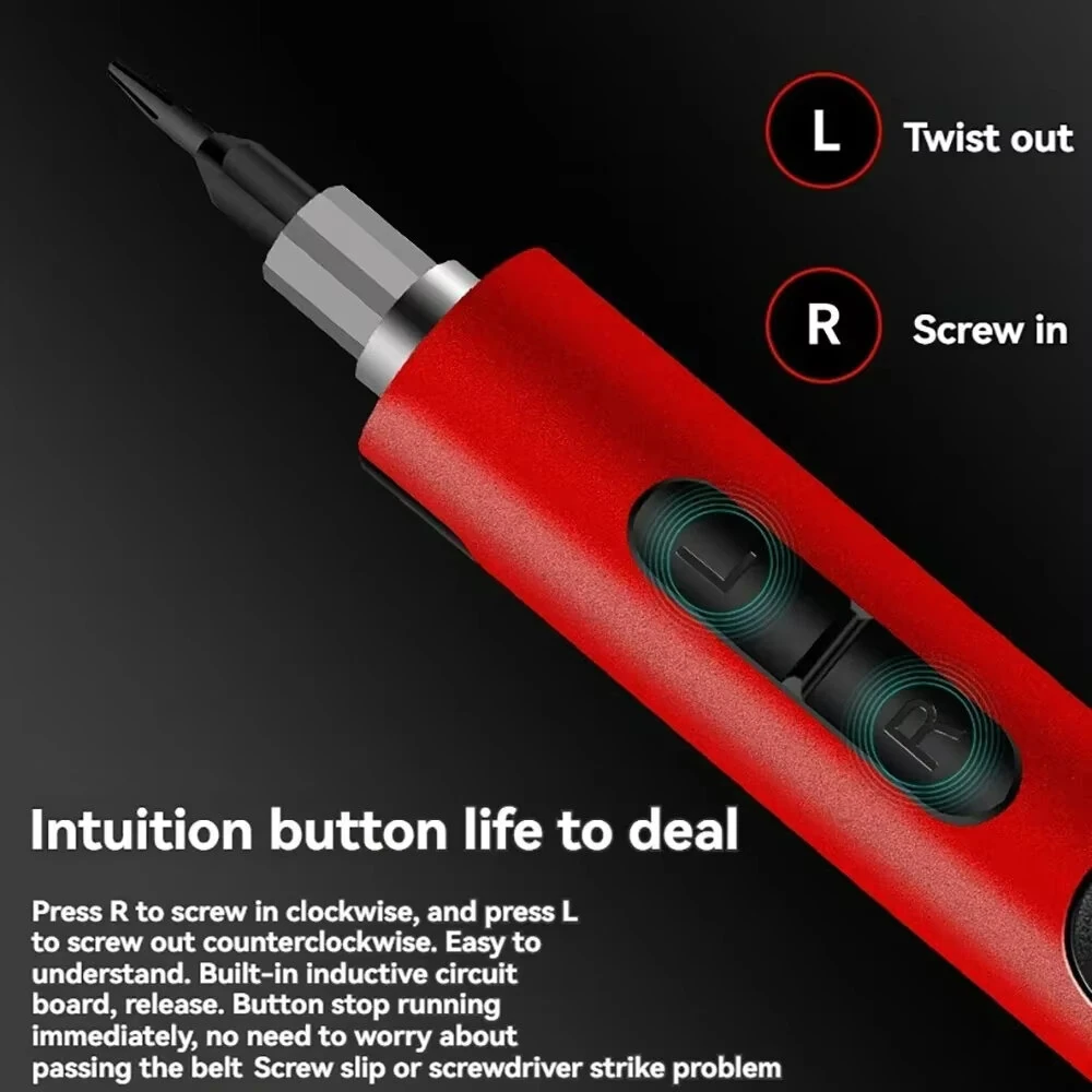 Industrial Grade 0305A Electric Screwdriver 3.6V Rechargeable Cordless 5-Gear Torque Precision Tool Type-C Quick Charge 200RPM Performance — view 7