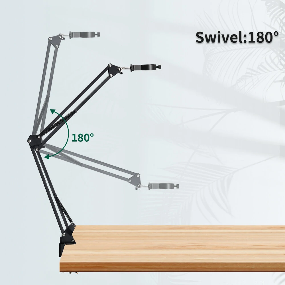 Industrial Microscope Camera Bracket Adjustable 360° Rotation Monocular Design High Quality Metal Load Capacity 3.5 IBS Compatible with 42mm and 50mm Lenses Ideal for Industrial Visual Inspection Applications — view 5