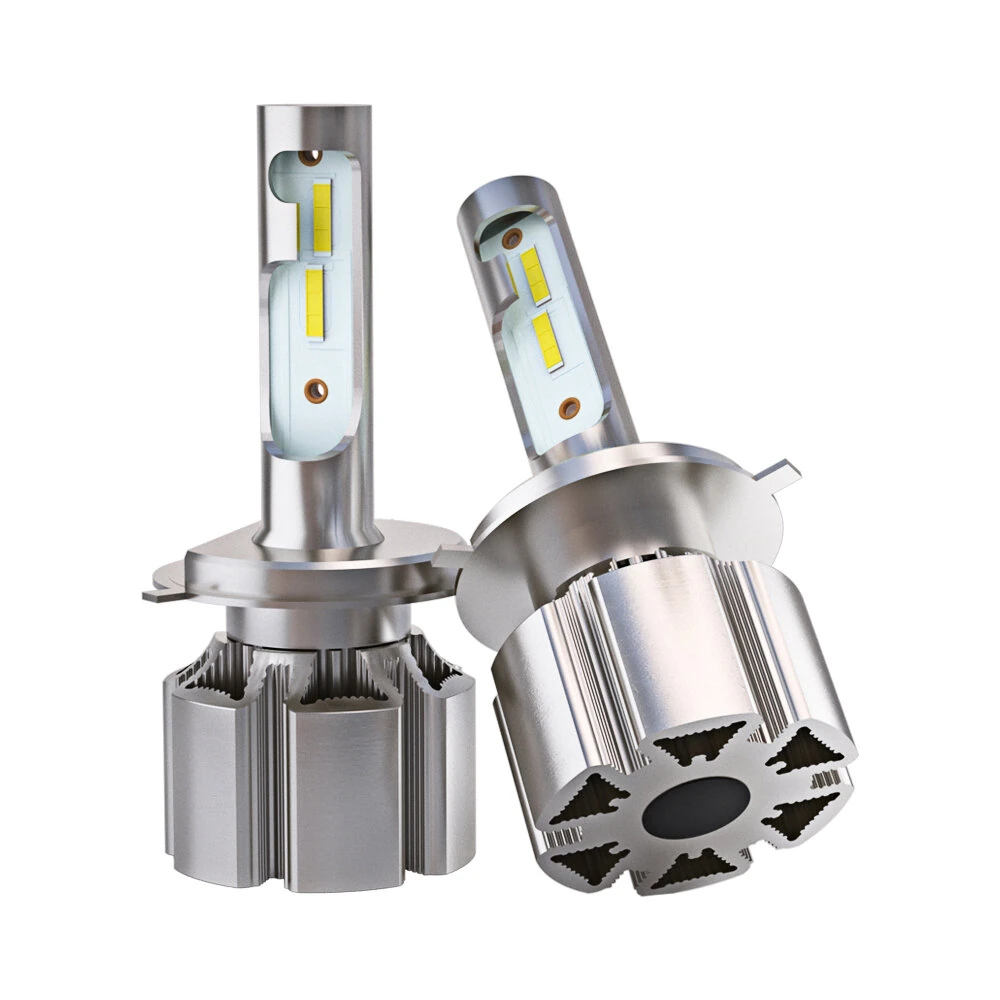 INFITARY V8 H1/H3/H4/H7/H11/9005/9006 6500K White LED Headlight Bulb IP67 Waterproof Automotive Headlights High Brightness Bulbs — image 1