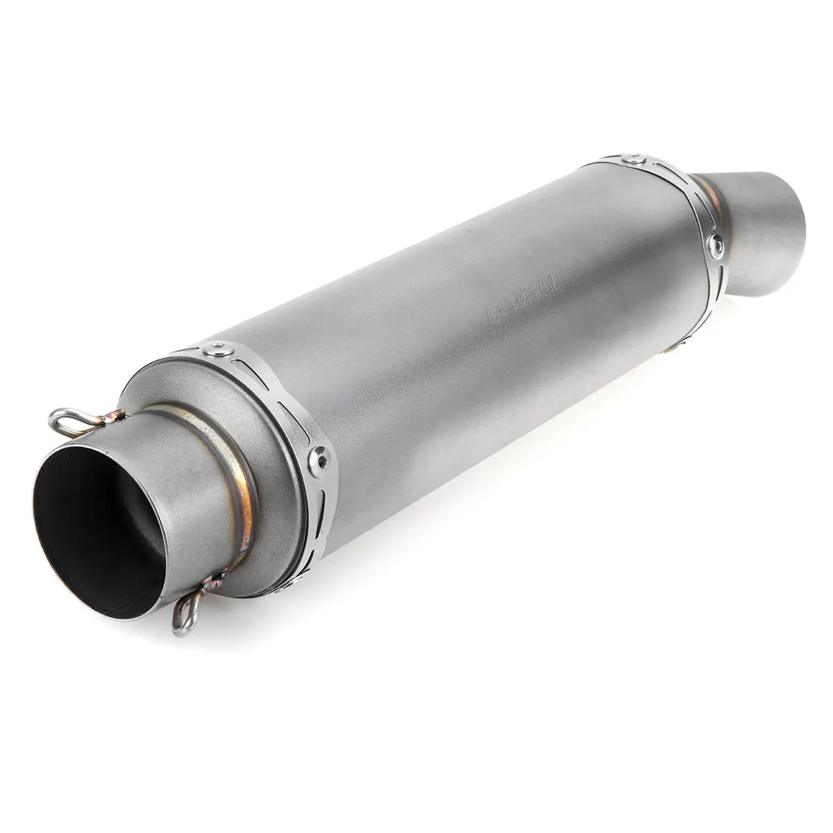Inlet 36-51mm Motorcycle Modified Exhaust Tail Tip Pipe Muffler Stainless Steel — view 2
