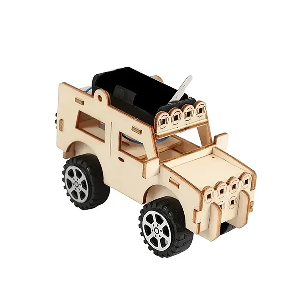 Innovative Technology Small Production for Jeep Car Electric Toy Student Scientific Experiment DIY Handmade Model School Supplies — view 7