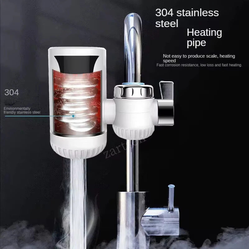 Instant Electric Water Heater Tap 3000W 220V IPX4 Waterproof Rapid Heating Easy Installation for Kitchen and Bathroom — view 5