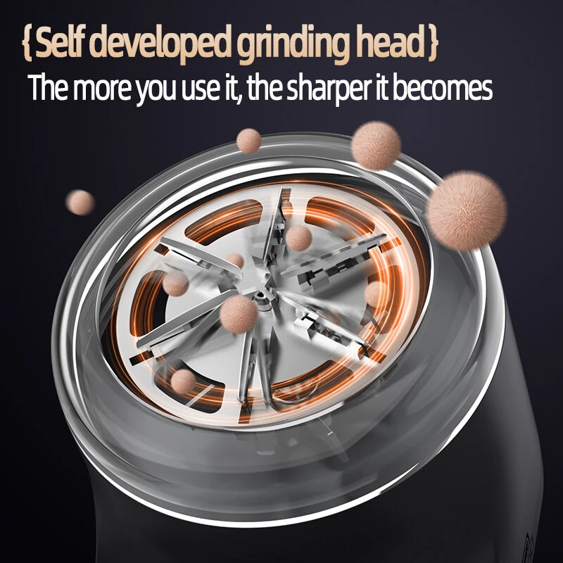 Intelligent Digital Display Fabric Shaver Hair Ball Trimmer Portable Lint Remover with 6 Blade Cutter Head Type C Fast Charging — view 7
