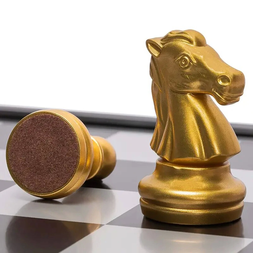 International Chess Magnetic Fold Plate Plus Set Student Training Adult Kids Book Jumping Toy Set — view 3