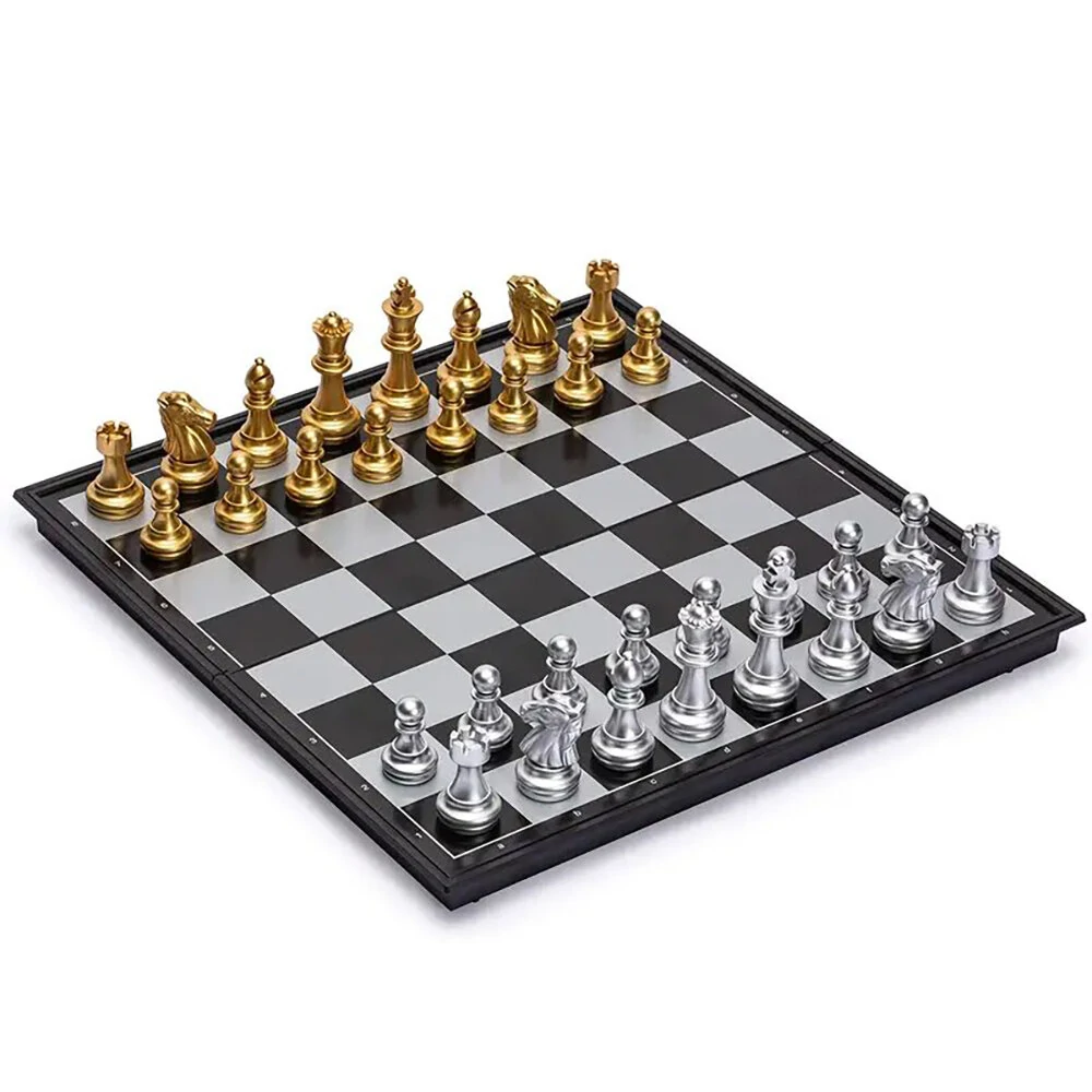 International Chess Magnetic Fold Plate Plus Set Student Training Adult Kids Book Jumping Toy Set — view 6