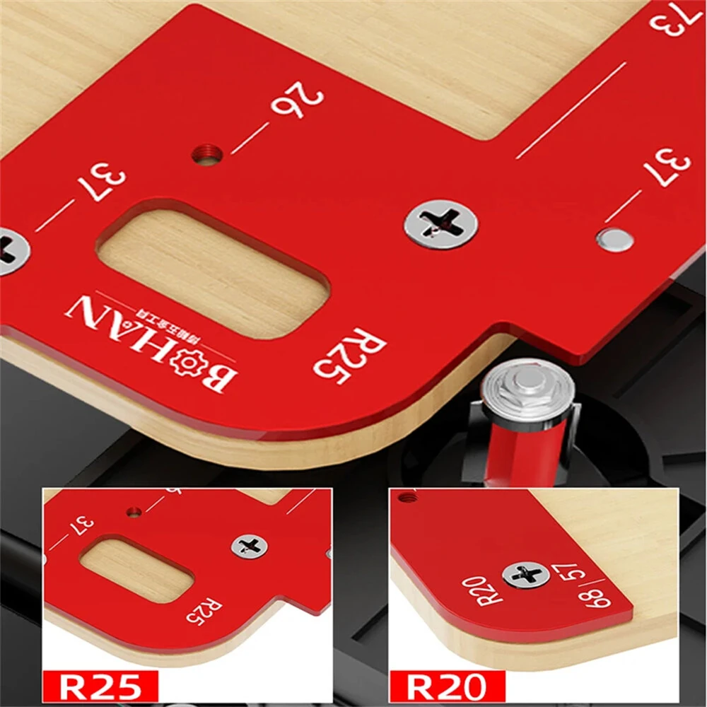 Invisible Embedded Handle Slotting Template Aluminum Alloy Precise Slot Positioning Wardrobe Kitchen Cabinet Door Positioning Tool High-Quality Design Easy to Use — view 3