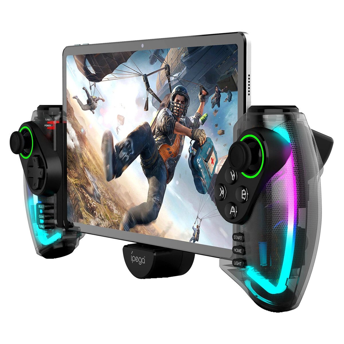 Ipega PG-9777S Hall Joystick bluetooth Telescopic Game Controller with RGB Light Dual Motor Vibration for Android iOS Switch PC PS3 Tablet Phone Wireless Gampad — view 2