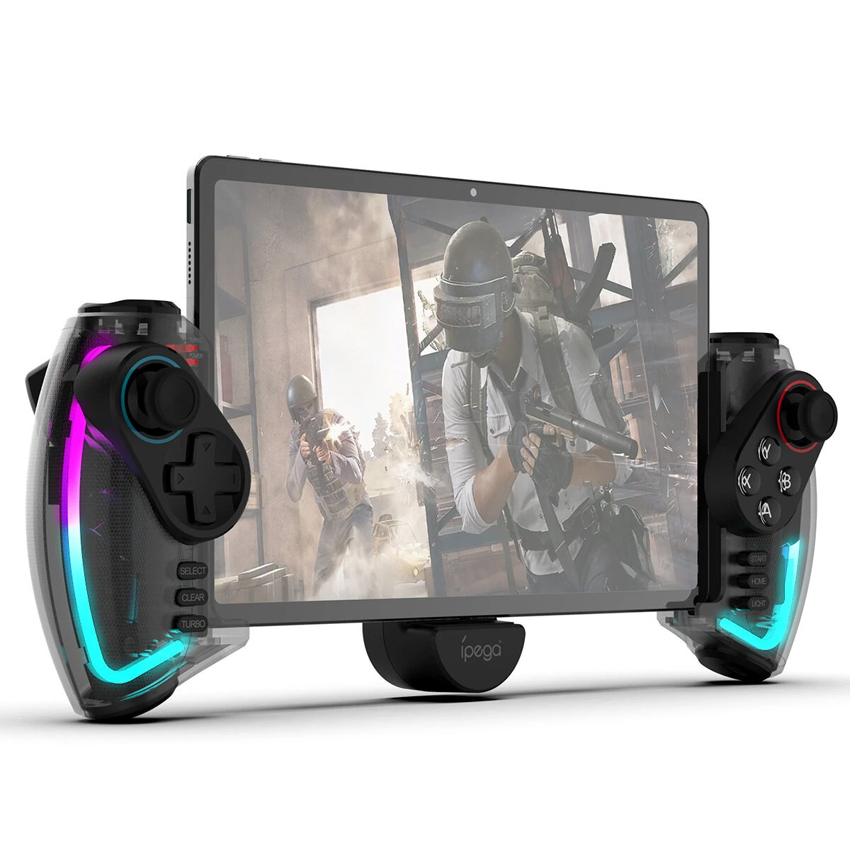 Ipega PG-9777S Hall Joystick bluetooth Telescopic Game Controller with RGB Light Dual Motor Vibration for Android iOS Switch PC PS3 Tablet Phone Wireless Gampad — view 3