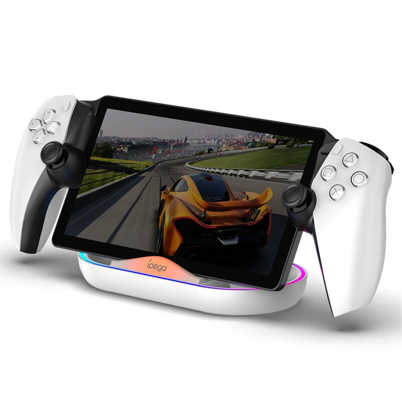 IPEGA PG-P5P02 Charger Dock Station with RGB Light for PS5 Portal Handheld Game Console Stand Holder — view 2