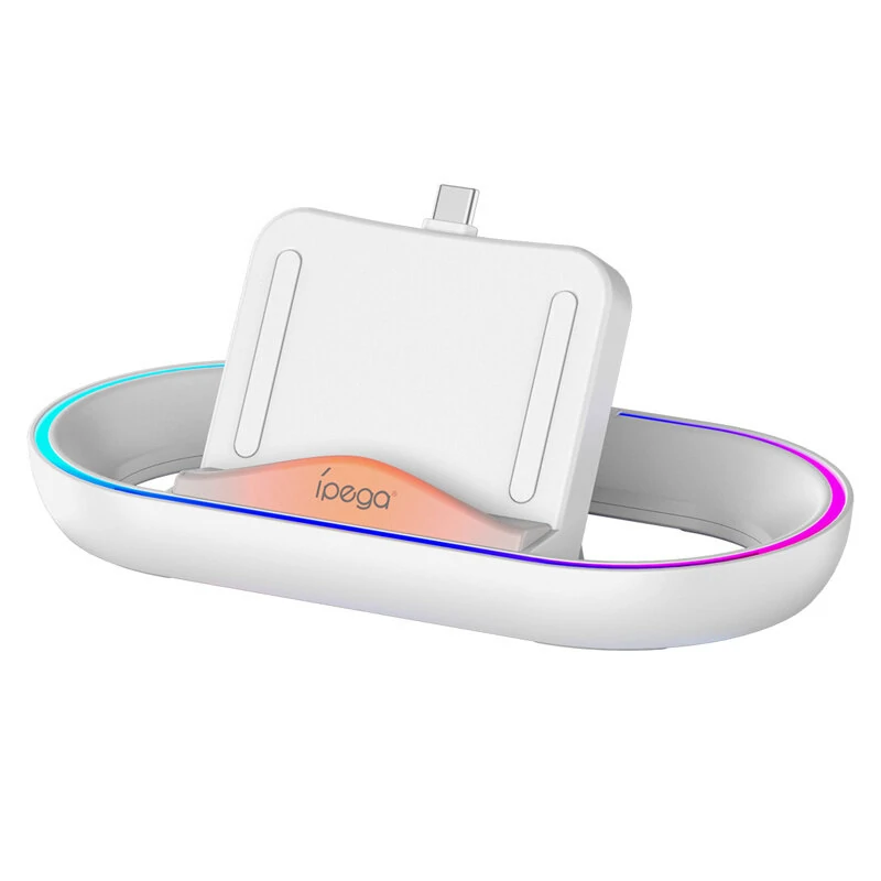 IPEGA PG-P5P02 Charger Dock Station with RGB Light for PS5 Portal Handheld Game Console Stand Holder — view 3