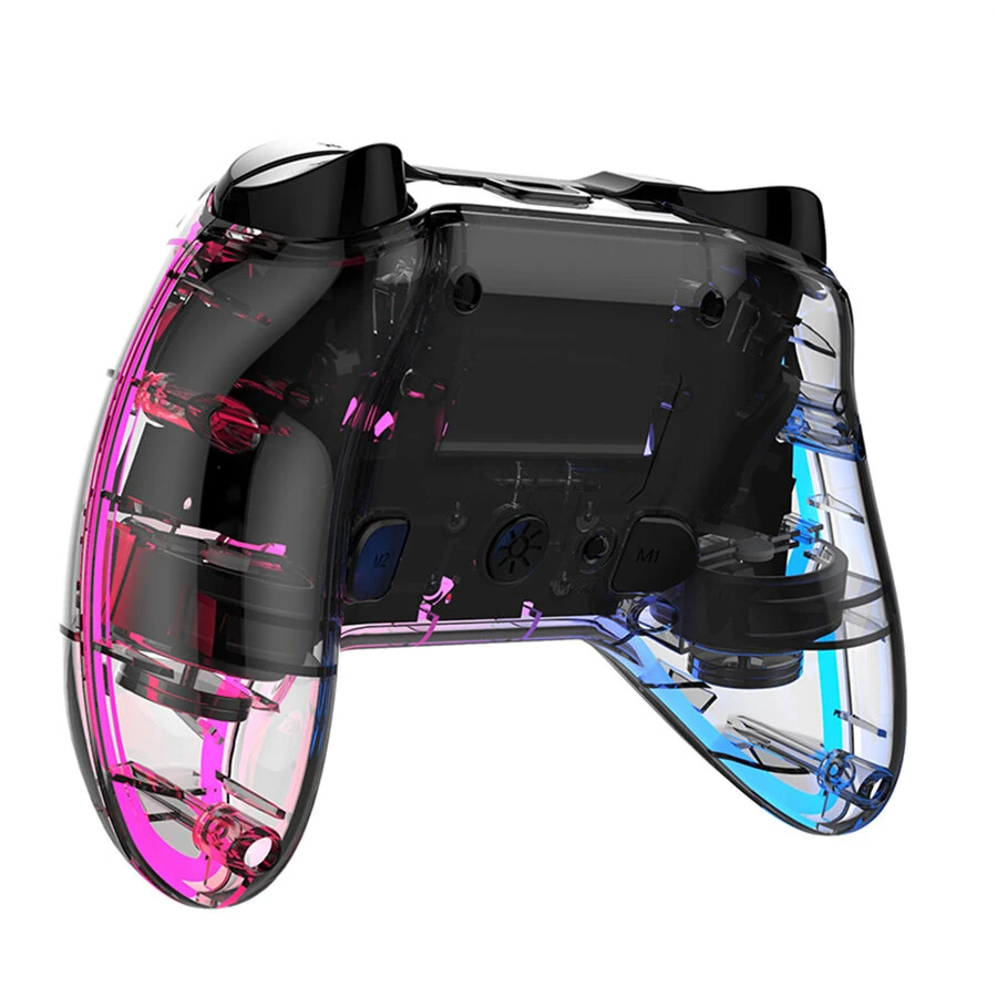 Ipega PG-SW123 Wireless bluetooth Game Controller with RGB Lighting Dual Motors Vibration Six Axis Motion Turbo Function Gamepad for Switch NS2 PC Steam — view 3