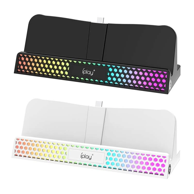 IPLAY HBP-614 for PS5 Portal Game Console RGB Light Charger Bracket with Detachable Stand Plug and Play — image 1