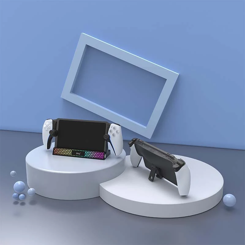 IPLAY HBP-614 for PS5 Portal Game Console RGB Light Charger Bracket with Detachable Stand Plug and Play — view 8