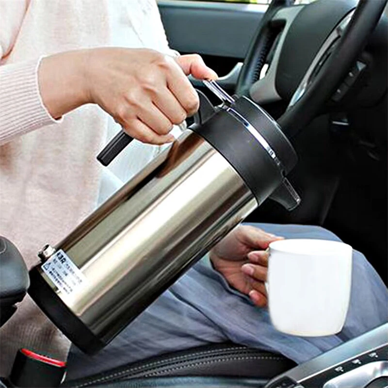 IPRee 12V/24V Car Truck 1200ml Water Heater Portable Hot Water Kettle Auto Shut-Off Fast Boiling for Travel Home — view 7