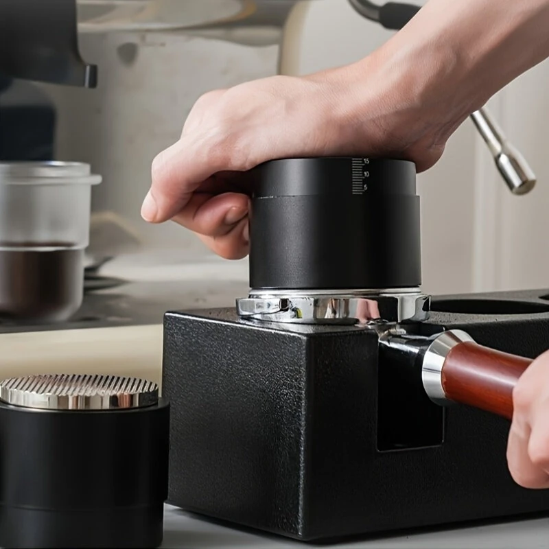 IPRee 2-in-1 Espresso Machine Set 304 Stainless Steel Premium Coffee Dispenser & Tamper for Home Baristas & Beginners Beginner Coffee Tools — view 4