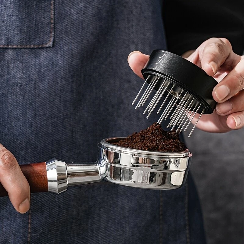 IPRee 2-in-1 Espresso Machine Set 304 Stainless Steel Premium Coffee Dispenser & Tamper for Home Baristas & Beginners Beginner Coffee Tools — view 5