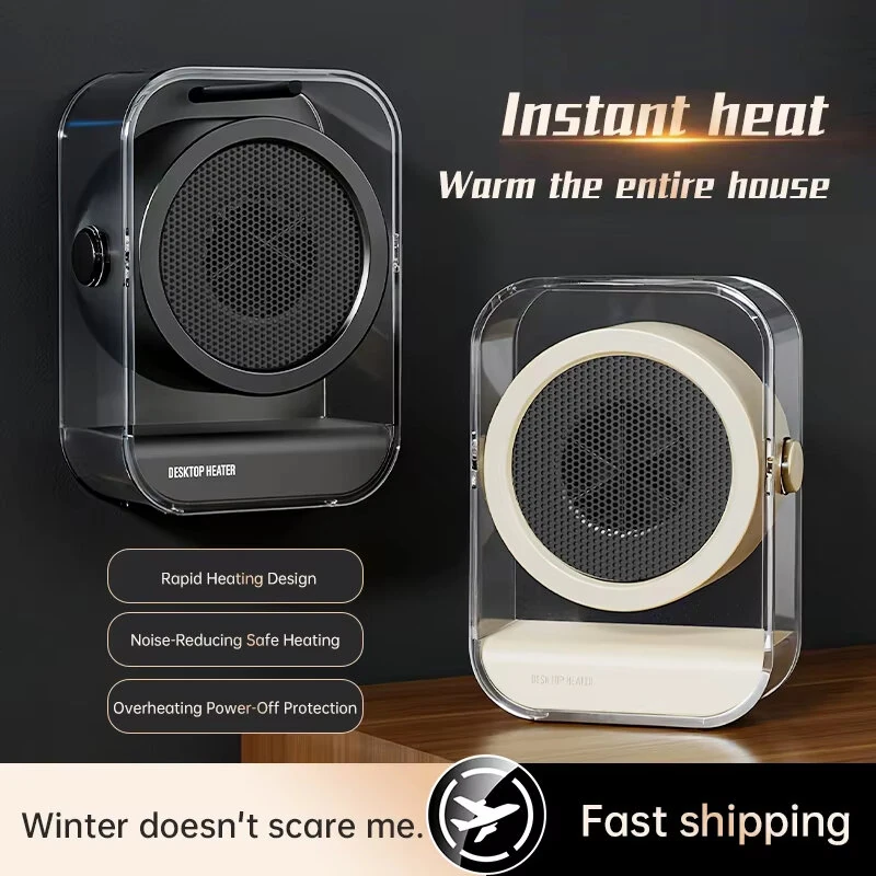 IPRee 220V Desktop Warm Air Heater Quick Heating 90° Adjustable Household Radiator For Home Office Use Winter Heating Appliance — view 6