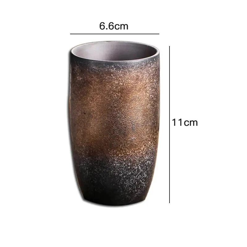 IPRee 230ML Retro Tea Cups Porcelain Water Tea Cup Home Vintage Espresso Coffee Cup Ceramic Latte Cups Stoneware Teacup — view 10