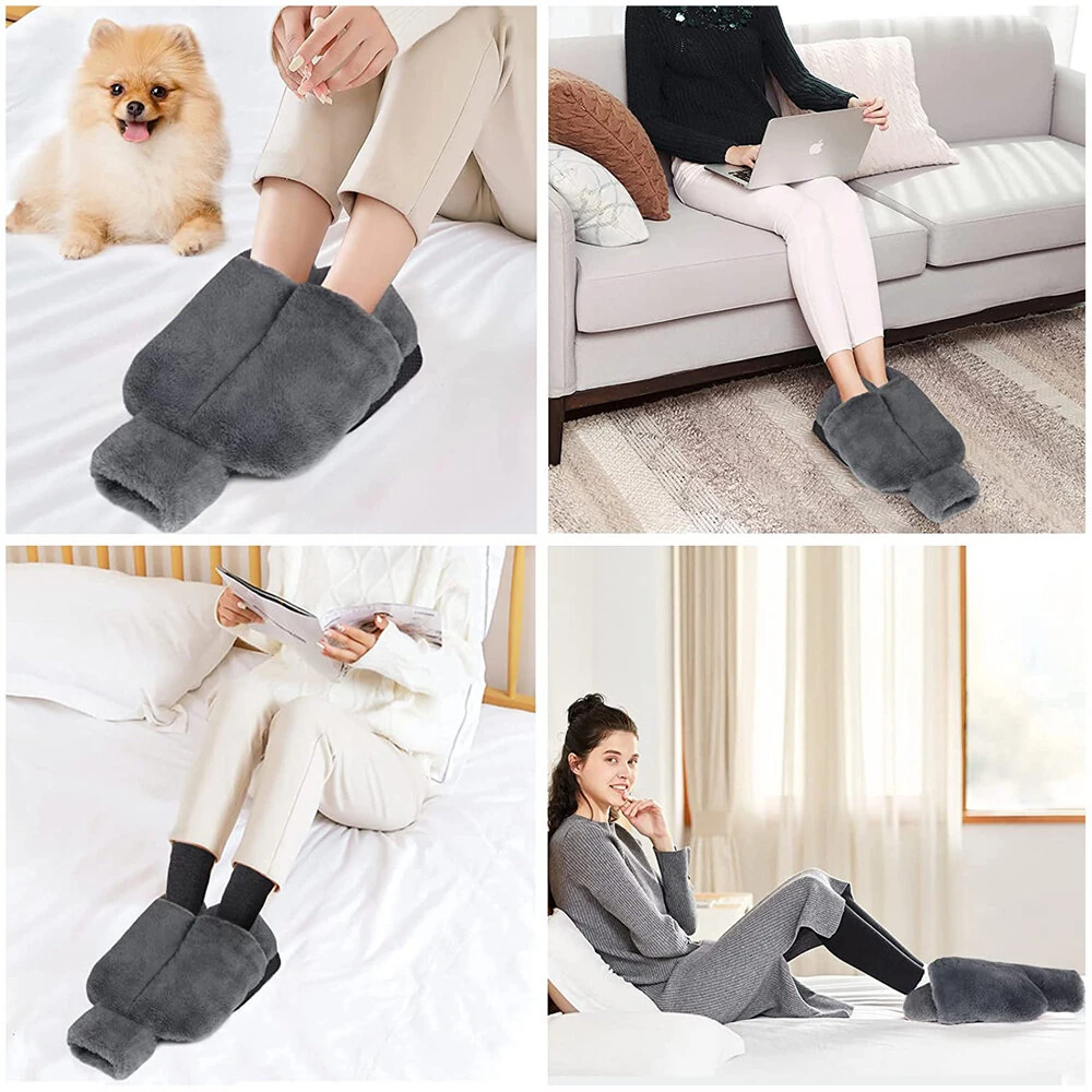 IPRee 2L Heated Foot Warmer, Explosion Proof Hot Water Bag, Water Filled Rubber Foot Warmer, Water Filled Plush Foot Warmer — view 2