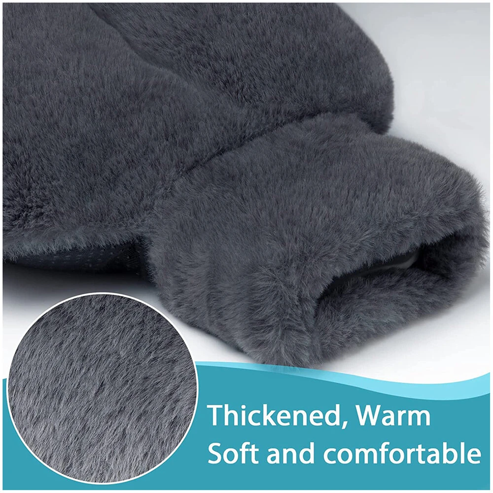 IPRee 2L Heated Foot Warmer, Explosion Proof Hot Water Bag, Water Filled Rubber Foot Warmer, Water Filled Plush Foot Warmer — view 6