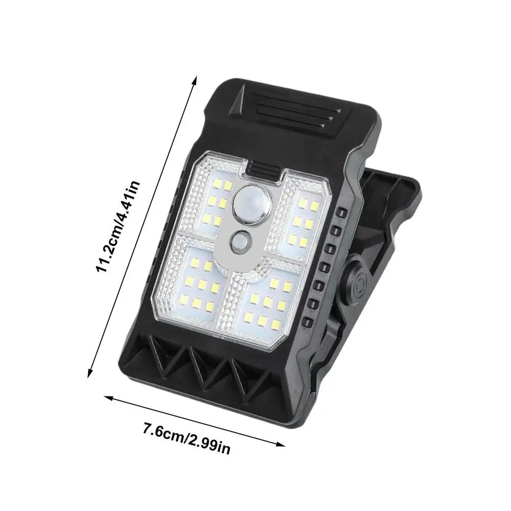 IPRee 3 Mode Solar Clip Lights IP65 Waterproof Super Bright Motion Sensor Lights Energy Conservation Warm Light Garden Wall Light — view 10