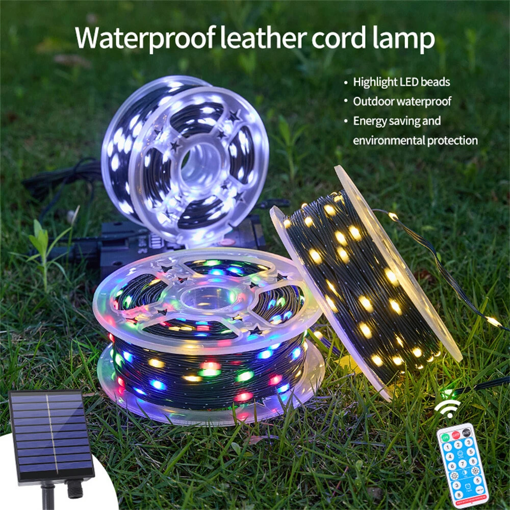 IPRee 32M LED Solar String Lights Fairy Green Wire Outdoor Christmas Light Tree Garland Waterproof  for New Year,Garden,Street Home Party Wedding Decorion Light — view 2