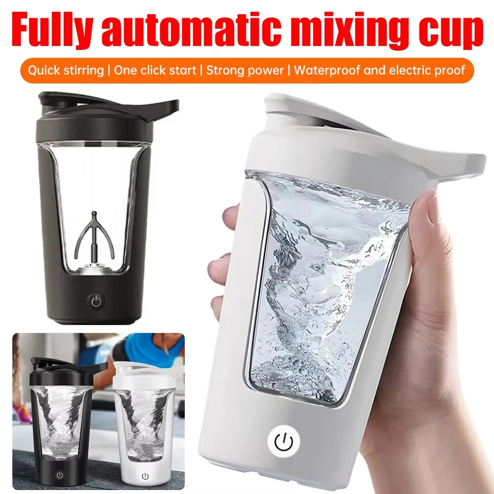 IPRee 450ml Automatic Stirring Coffee Cup Portable Electric Mixing Coffee Mug Rechargeable Coffee Soy Milk Mixer for Travel — view 3