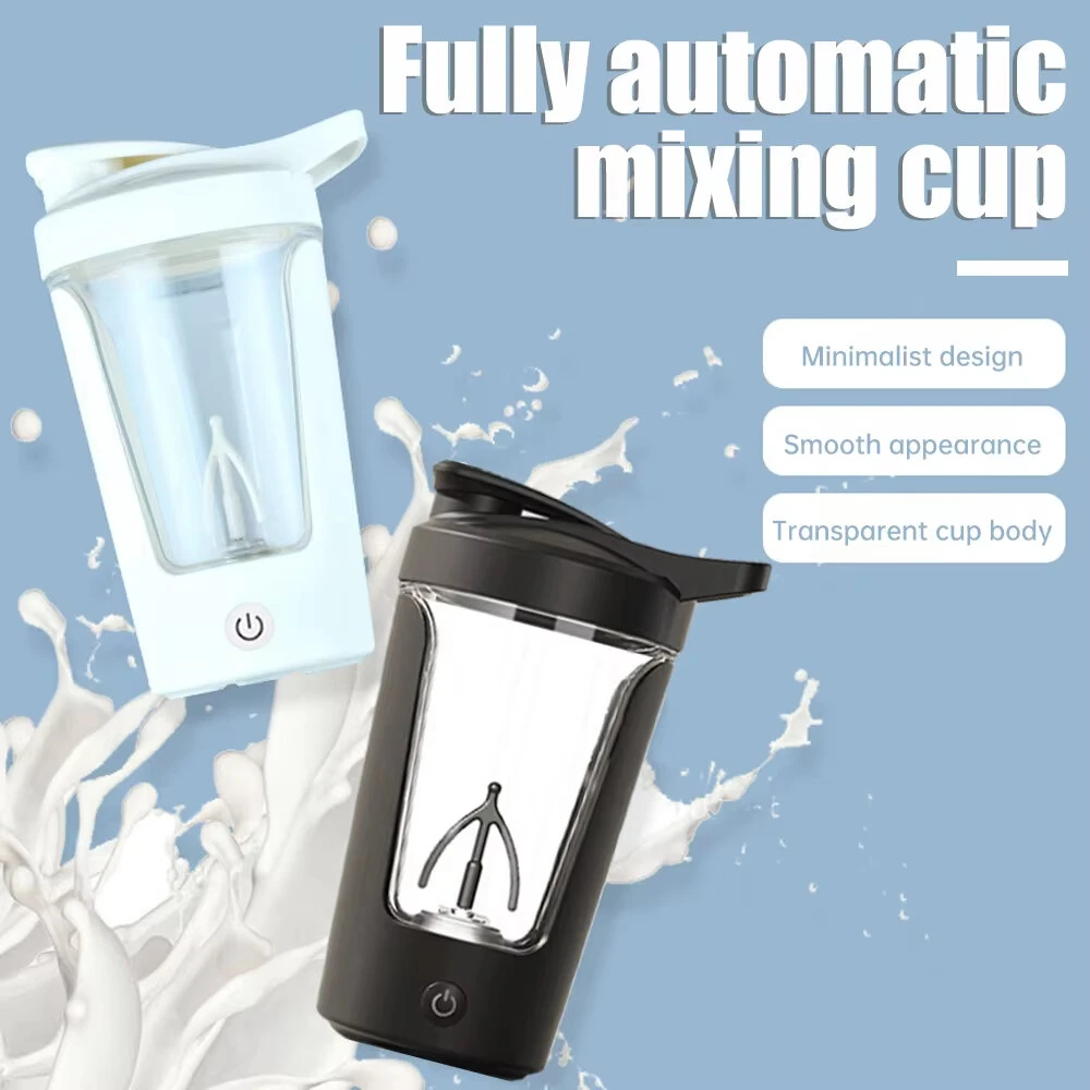 IPRee 450ml Automatic Stirring Coffee Cup Portable Electric Mixing Coffee Mug Rechargeable Coffee Soy Milk Mixer for Travel — view 4