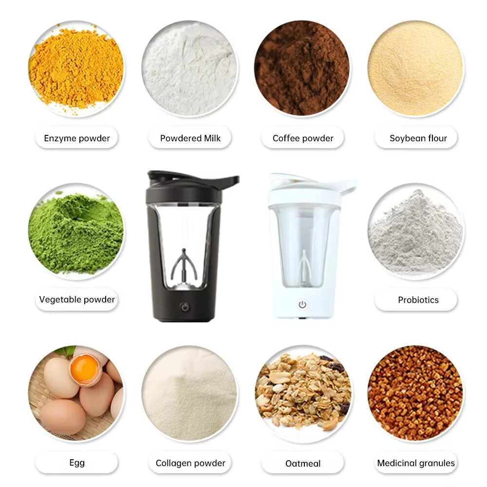 IPRee 450ml Automatic Stirring Coffee Cup Portable Electric Mixing Coffee Mug Rechargeable Coffee Soy Milk Mixer for Travel — view 7