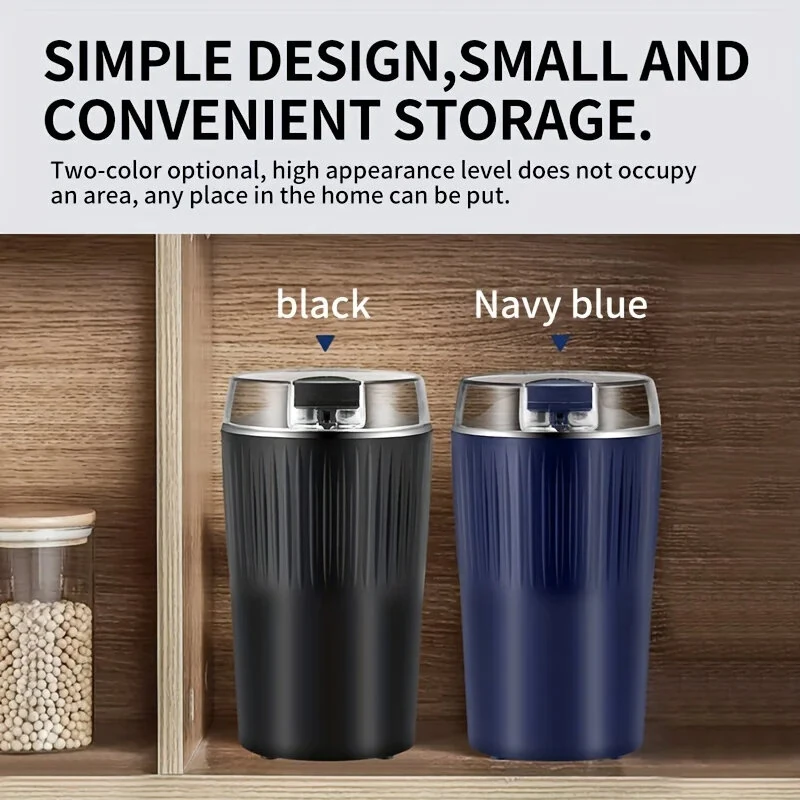 IPRee 8 Blades Coffee Bean Grinder Electric Electric Spice Food Processor Food Mixer 200W Powerful Spice Grinder Electric Grain Mills — view 5