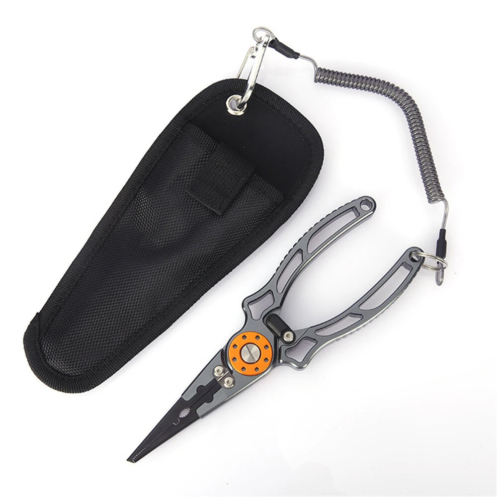 IPRee Aviation Aluminum Wire Pliers Multi-functional Fishing Pliers Outdoor Fishing Tools Fish Control Pliers, and Line Cutting Pliers — image 1