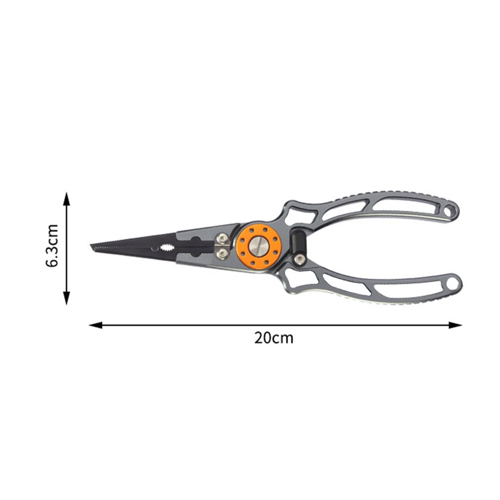 IPRee Aviation Aluminum Wire Pliers Multi-functional Fishing Pliers Outdoor Fishing Tools Fish Control Pliers, and Line Cutting Pliers — view 10
