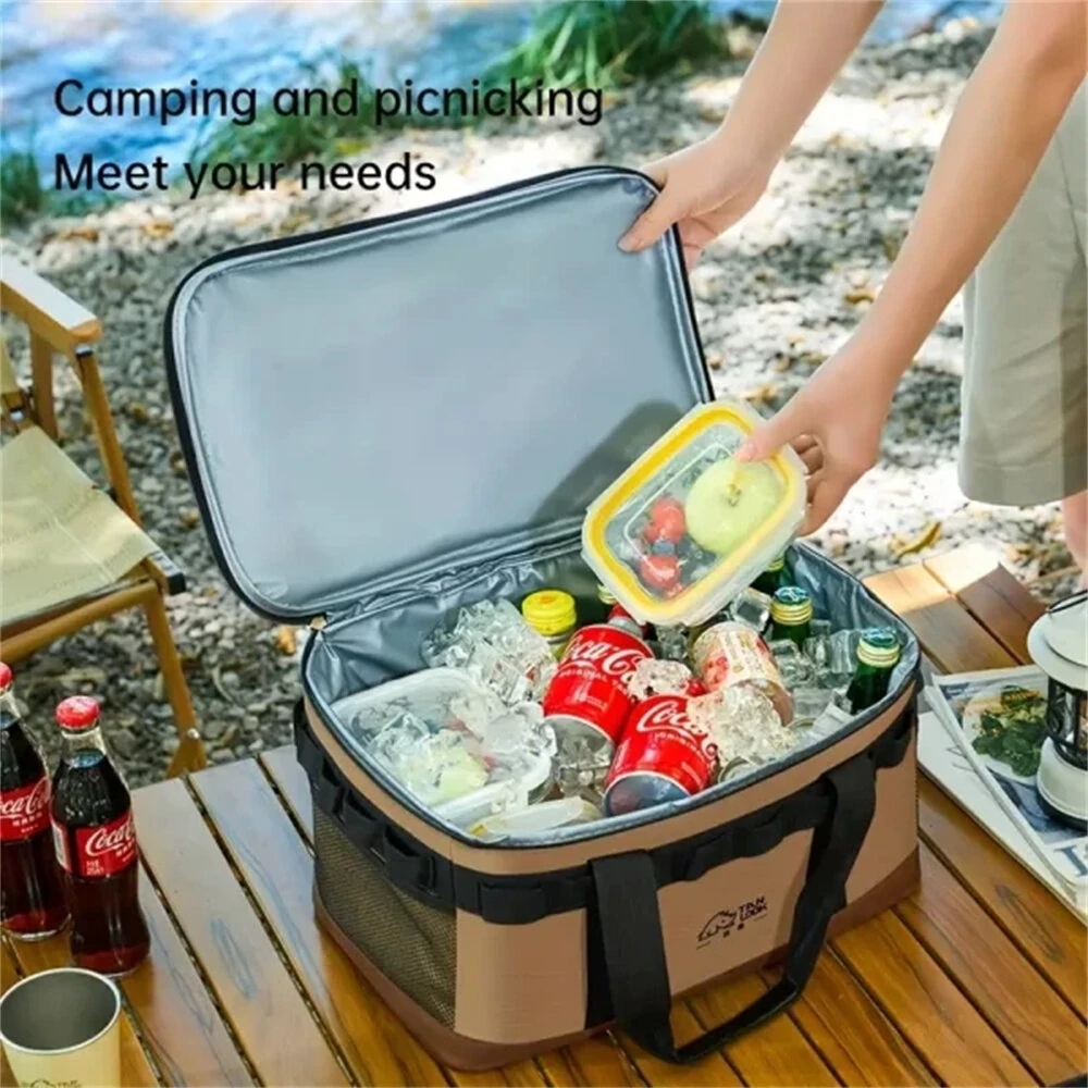 IPRee Camping Storage Bag Tableware Storage Bag Camping Cooking Utensil Organizer Cookware Utensils Kit Bag for Camping Picnic Bag — view 7
