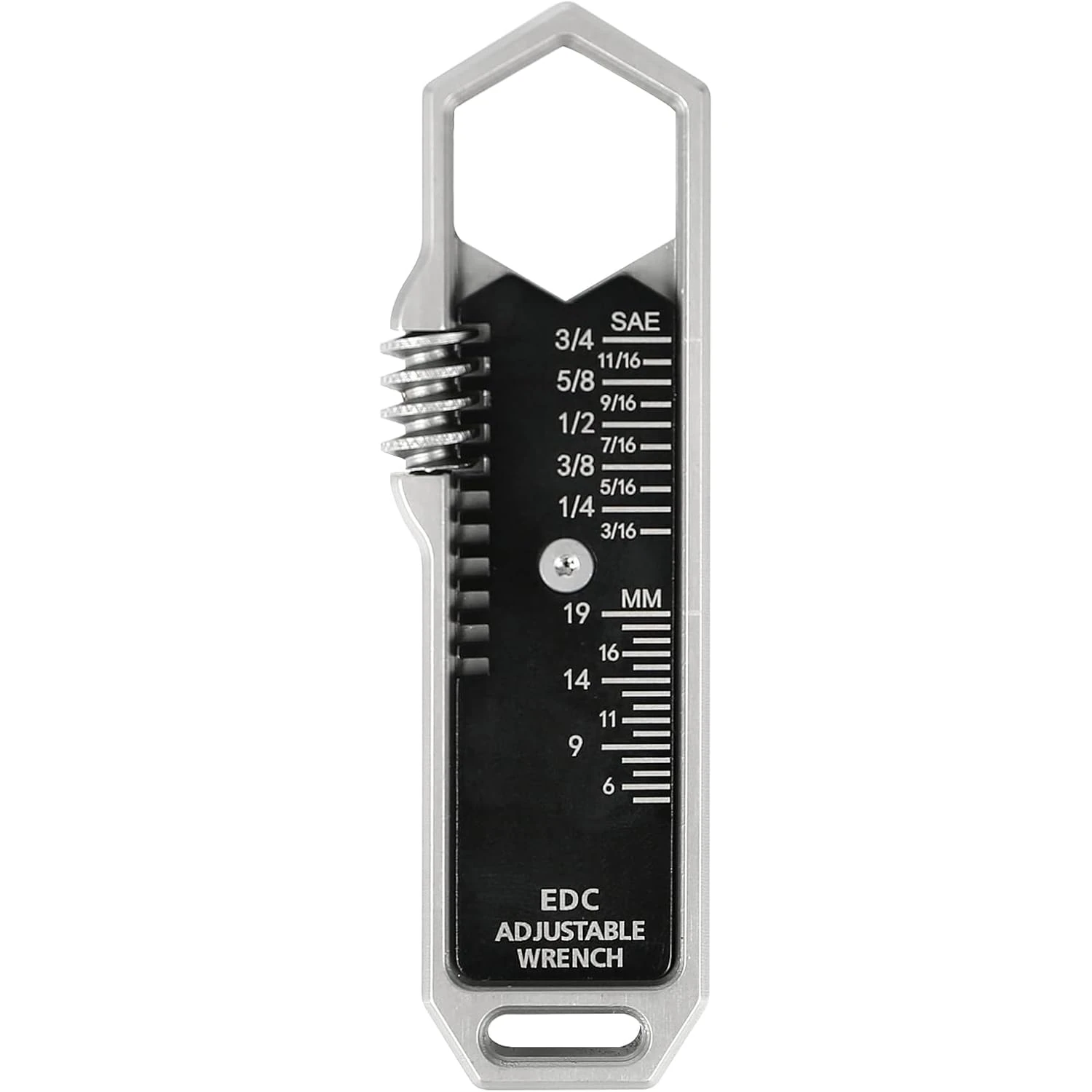 IPRee EDC Adjustable Wrench 3/16 To 3/4 Inch 5 To 19mm Adjustable Wrench with Detachable Pocket Clip for Outdoor Maintenance — image 1