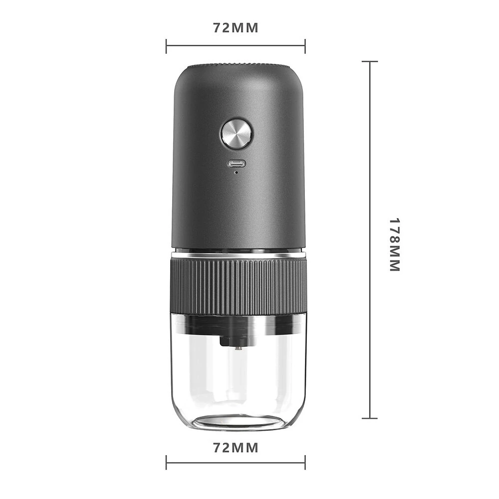 IPRee Electric Coffee Bean Grinder Ceramic Grinding Core Wireless Adjustable Automatic Electric Coffee Grinder Handheld Home — view 9
