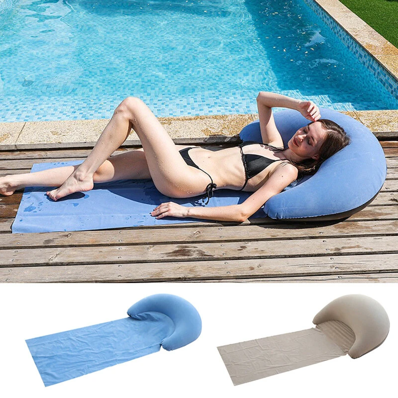 IPRee Inflatable Beach Mat Outdoor Inflatable Sleeping Pad Hiking and Camping Ground Mat Leisure Inflatable Mattress — image 1