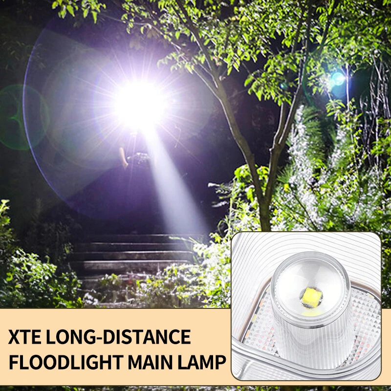 IPRee LY27 1500mAh LED Camping Lantern 350LM 7 Modes Type C Rechargeable Work Light with Digital Display Battery Indicator Waterproof Flashlight — view 2